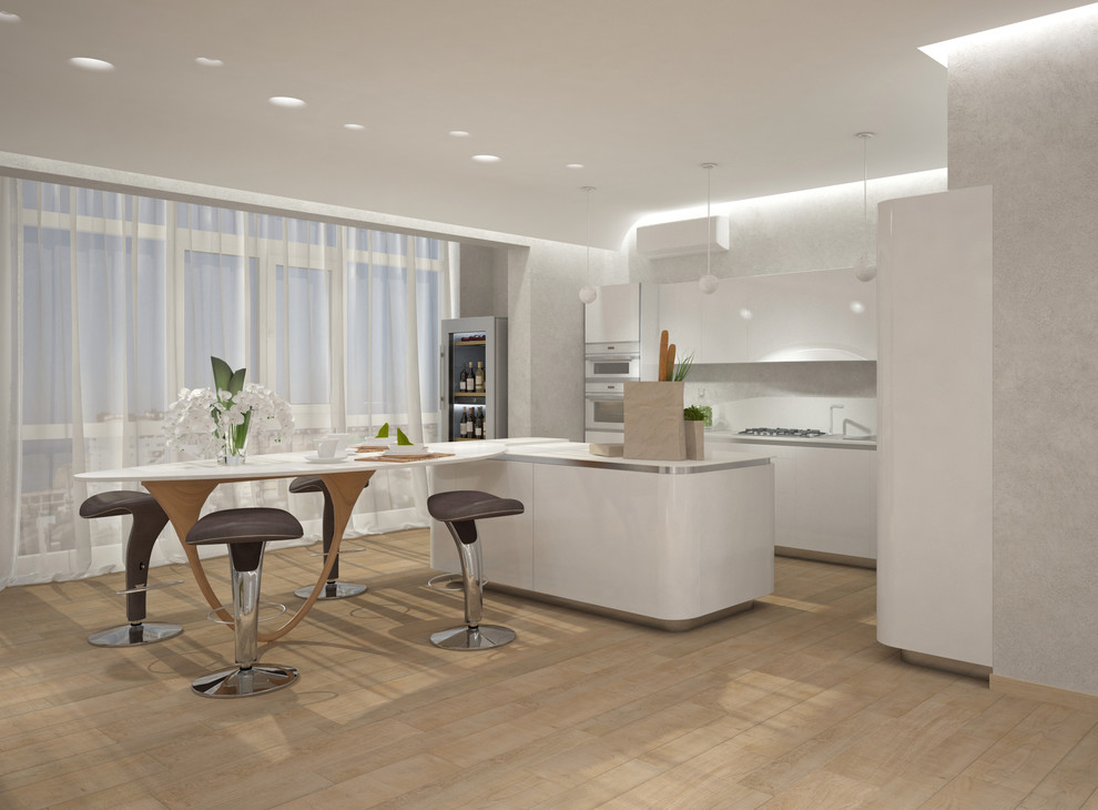 Кухня гостиная в стиле "Минимализм"