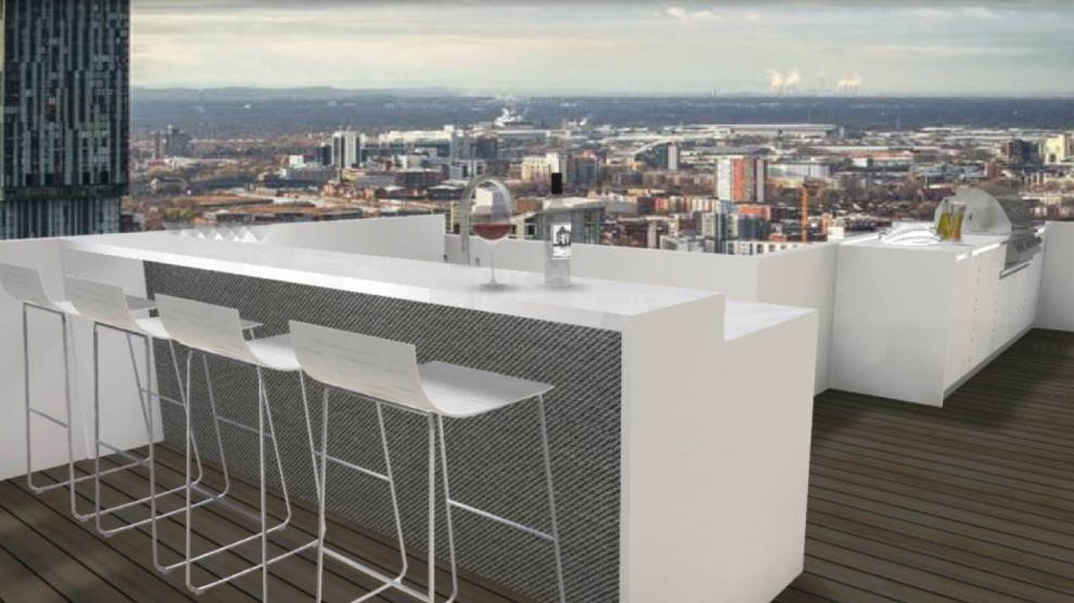 Luxurious Penthouse with Roof Terrace, Manchester