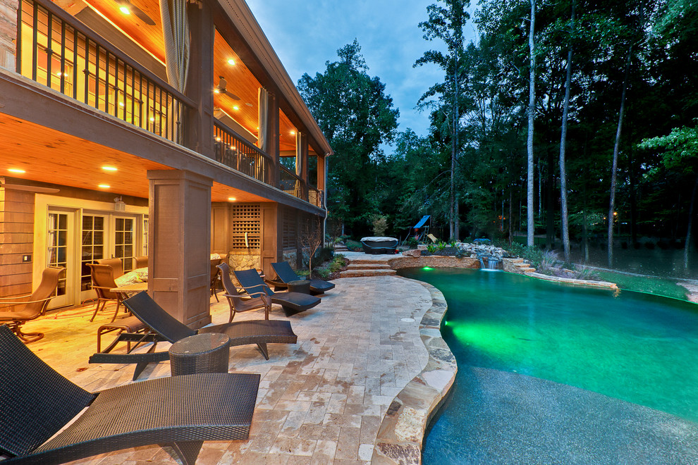 "Stay-cation Home" - Rustic - Pool - Charlotte - by ...