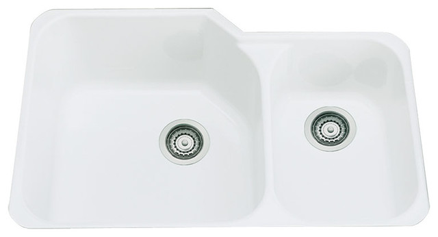 Rohl, Kitchen Sink, White, 22"x33"x1.75"