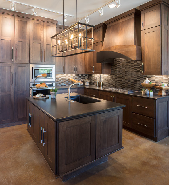 Transitional Kitchen Austin by Kent Moore