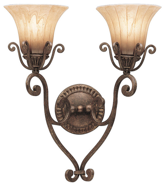 Kichler Lighting 6858CZ Cottage Grove Carre Bronze Wall Sconce