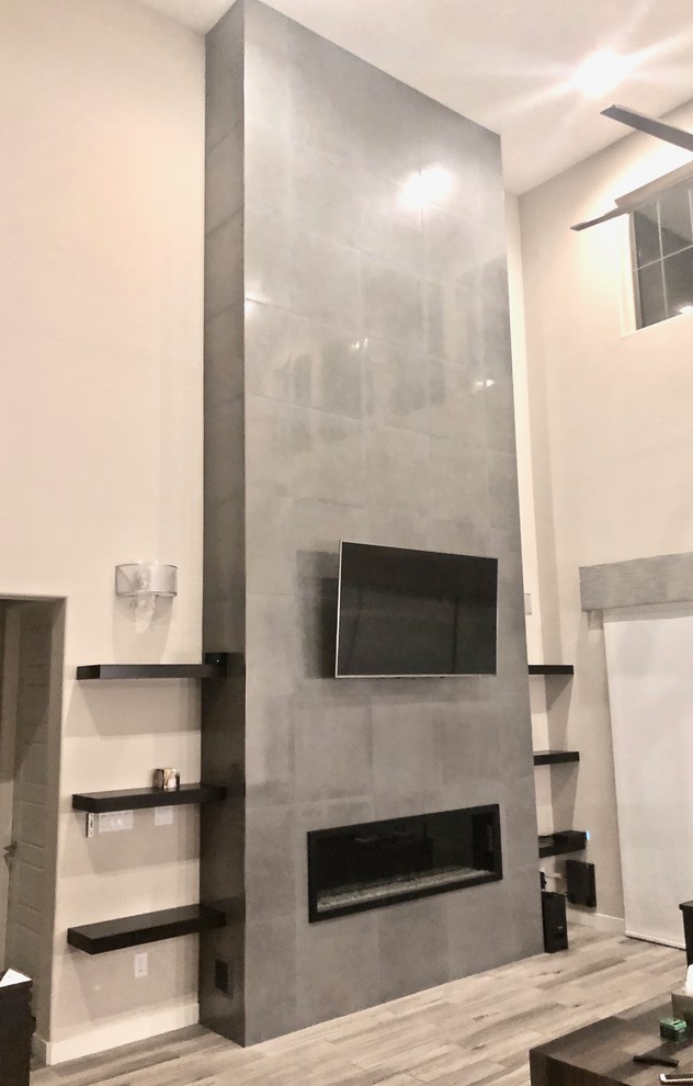 Paseos Summerlin Fireplace Build