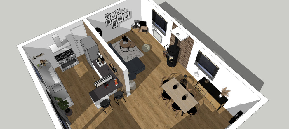 Vue du dessus projet 3D