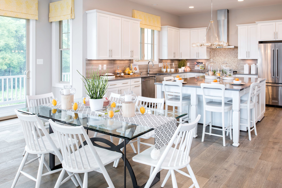 Home design - transitional home design idea in Baltimore
