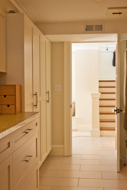 1914 Basement Conversion american-traditional-basement