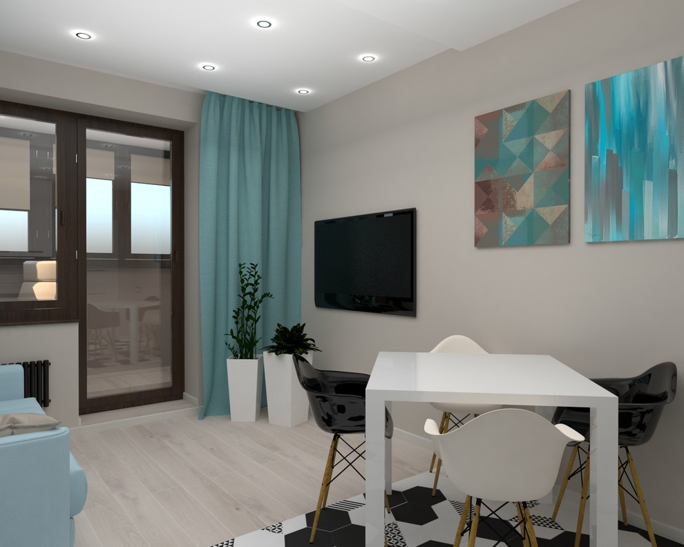 Современная квартира для молодой семьи