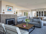 Transitional Living Room by David Ludwig - Architect