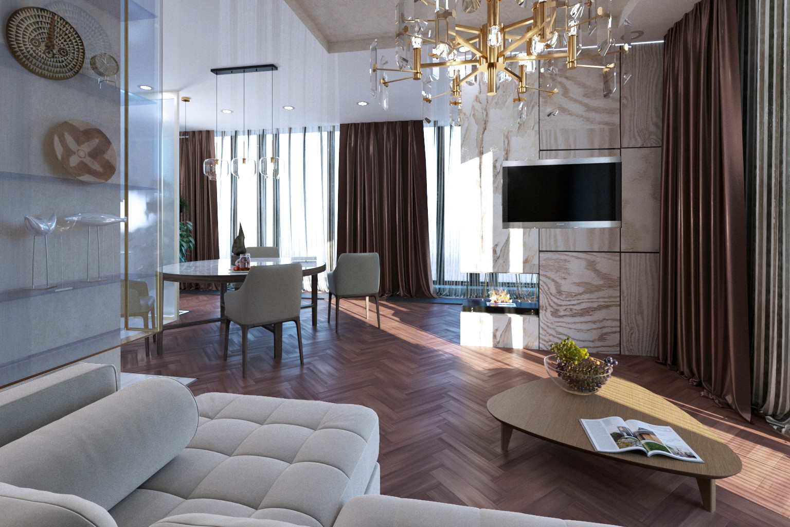 Жилой интерьер