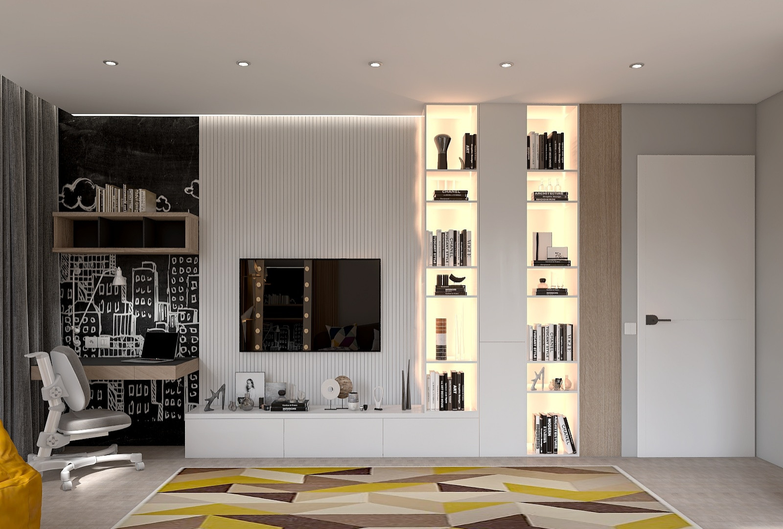 Яркая детская для девочки