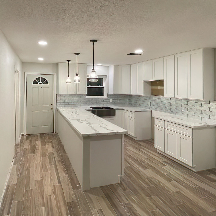 Kitchen Remodel 3D Rendering Design