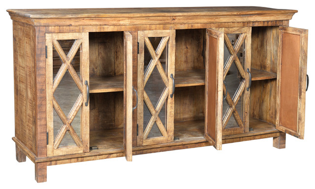 Golden Buffet 6 Antique Mirror Doors Contemporary Buffets And Golden Buffet 6 Antique Mirror Doors Contemporary Buffets And Sideboards By Moti