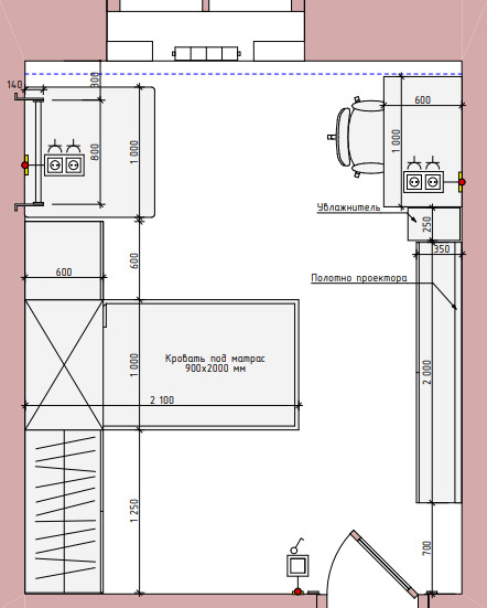 Гостиная с большим будущем
