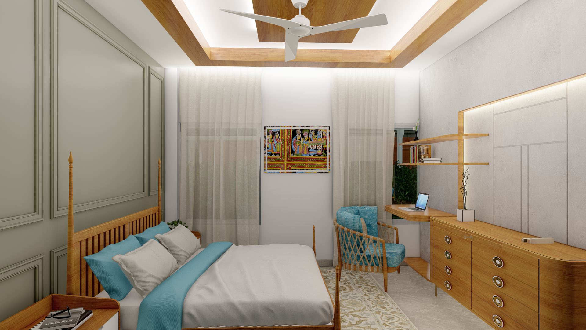 Traditional Master Bedroom Renovation in Clapham
