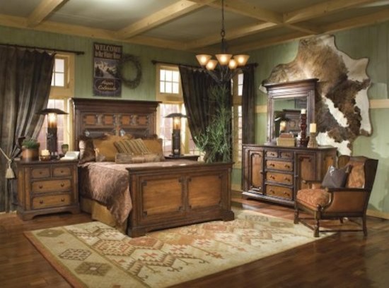 Bedroom - large craftsman master carpeted and brown floor bedroom idea in Salt Lake City with beige walls and no fireplace