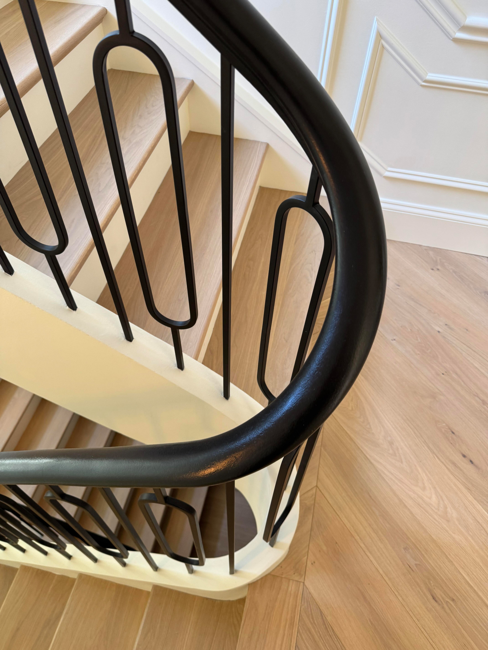 134_Stunning Straight Stair with an Elliptical Twist, McLean, VA 22101