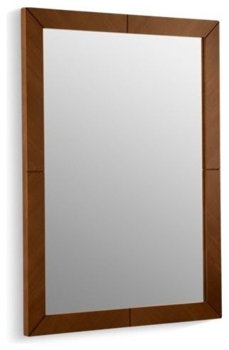 Kohler Clermont 24" Wx33" H Wood Mirror, Oxford