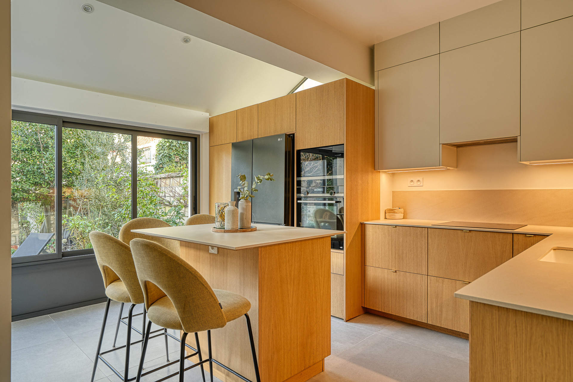 Projet Plaisance : extension d’une maison pour agrandir la cuisine sur le jardin