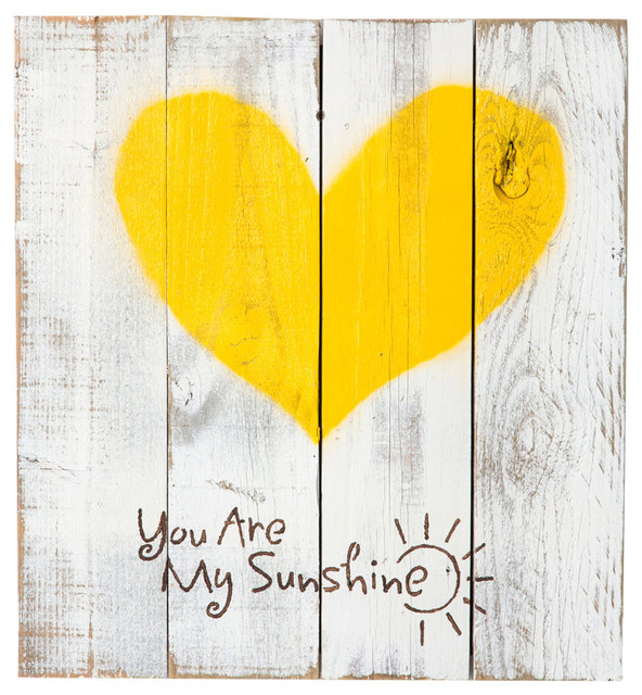 Reclaimed Wood Heart You Are My Sunshine 24 X22 Farmhouse Reclaimed Wood Heart You Are My Sunshine