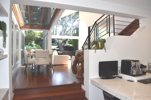 Loft House modern-vardagsrum