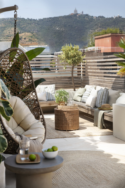 Reforma "Sarri&agrave;" modern-terrasse
