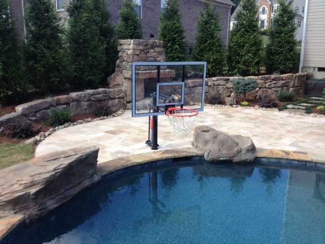 Home design - rustic home design idea in Charlotte