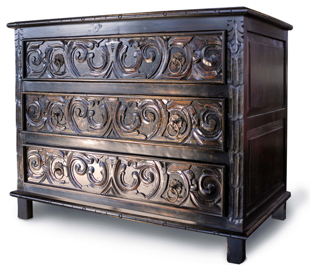 Shop Houzz | John Proffitt Carved Spanish Chest of Drawers ... - Carved Spanish Chest of Drawers traditional-accent-chests-and-cabinets