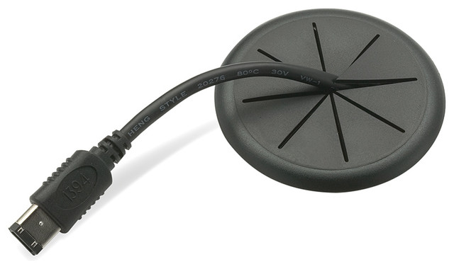 Uu Buy 5 Pack Black Flexible Wire Organizer Desk Grommet For Wires