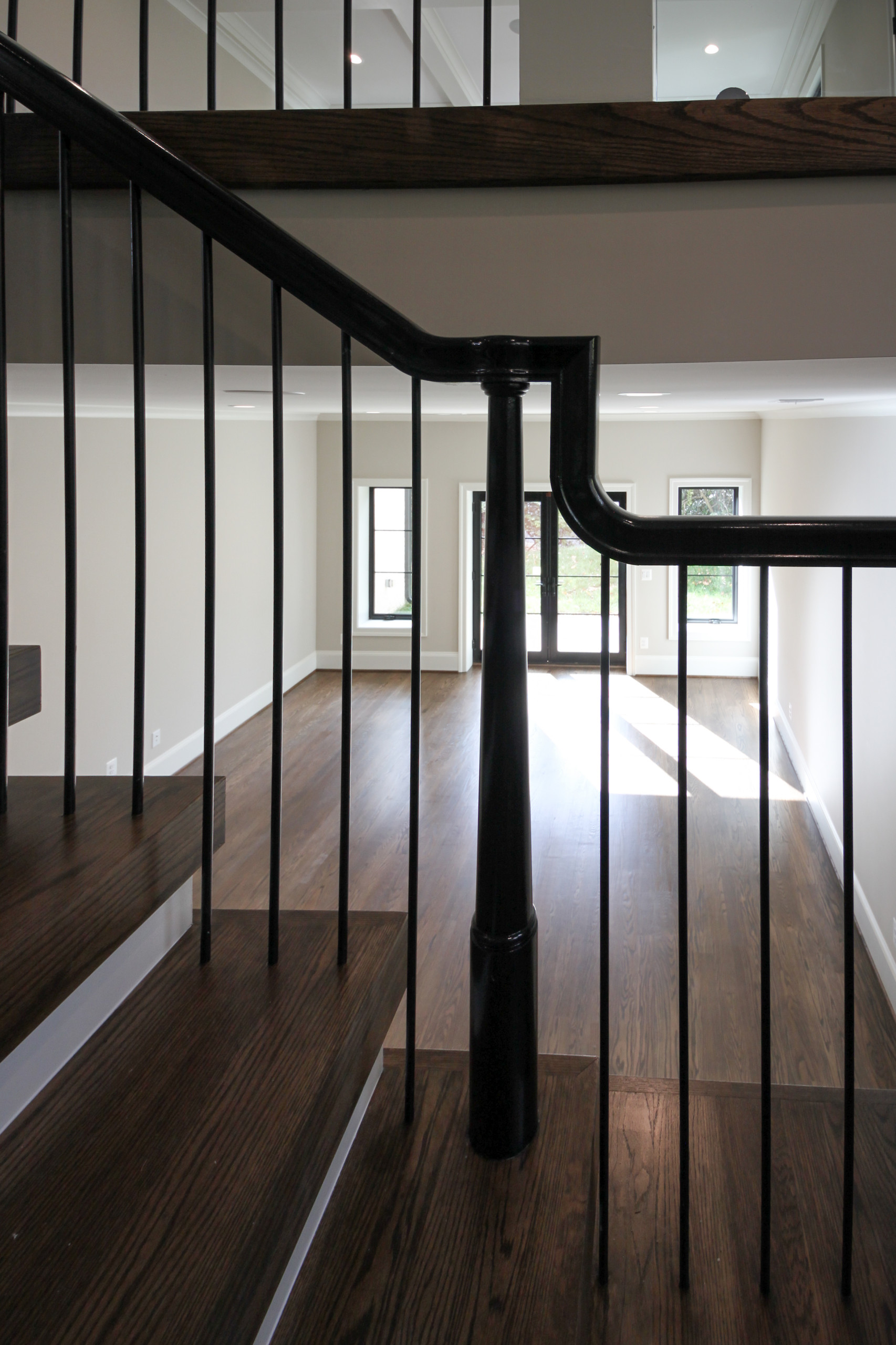 89_Eclectic and Edgy Staircase in French Contemporary Residence, McLean VA 2210