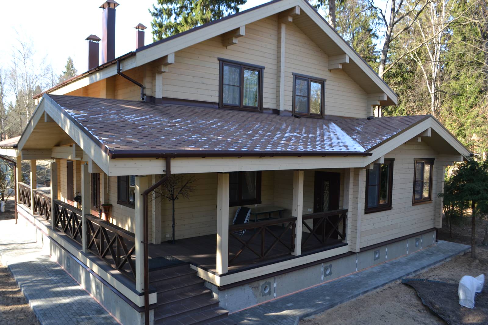 Дома из клееного бруса