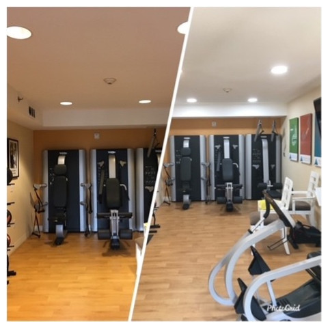 Home gym - home gym idea in Orange County