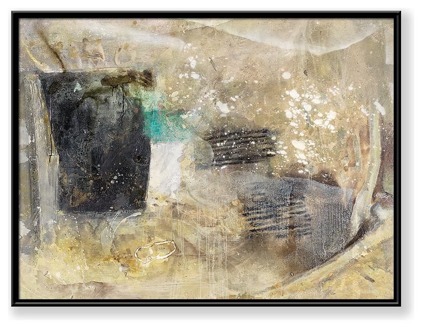 Turbulent Practice, 48"x60", Hand Embellished Giclee