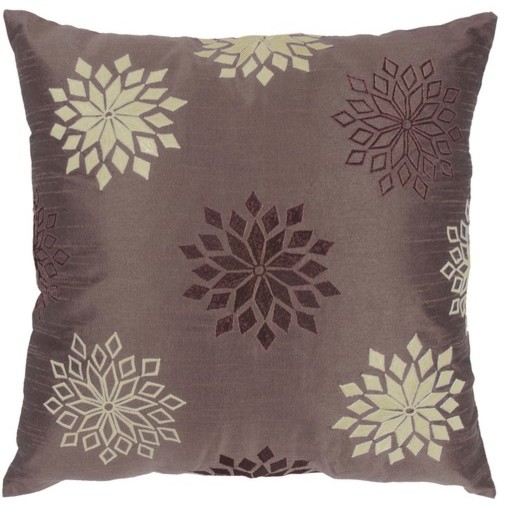 T-3605 18" Decorative Pillow in Lavender (Set of 2)