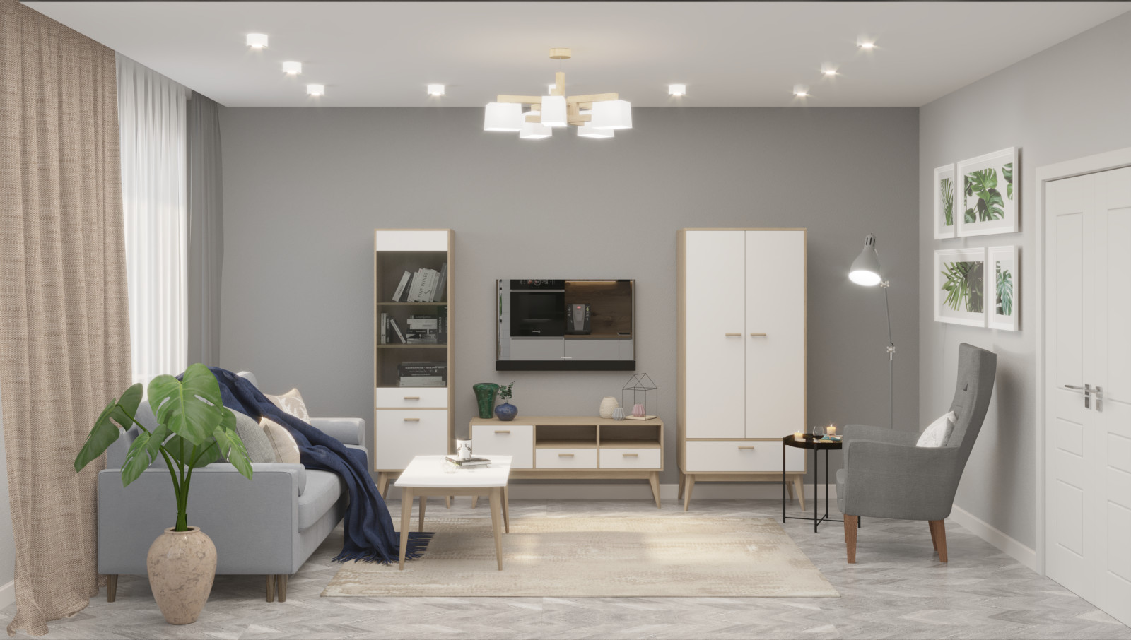 Трехкомнатная квартира