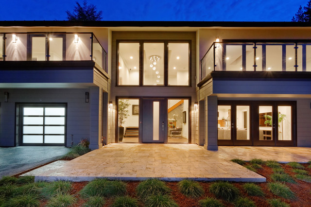 Creating a modern facade moderne-entree