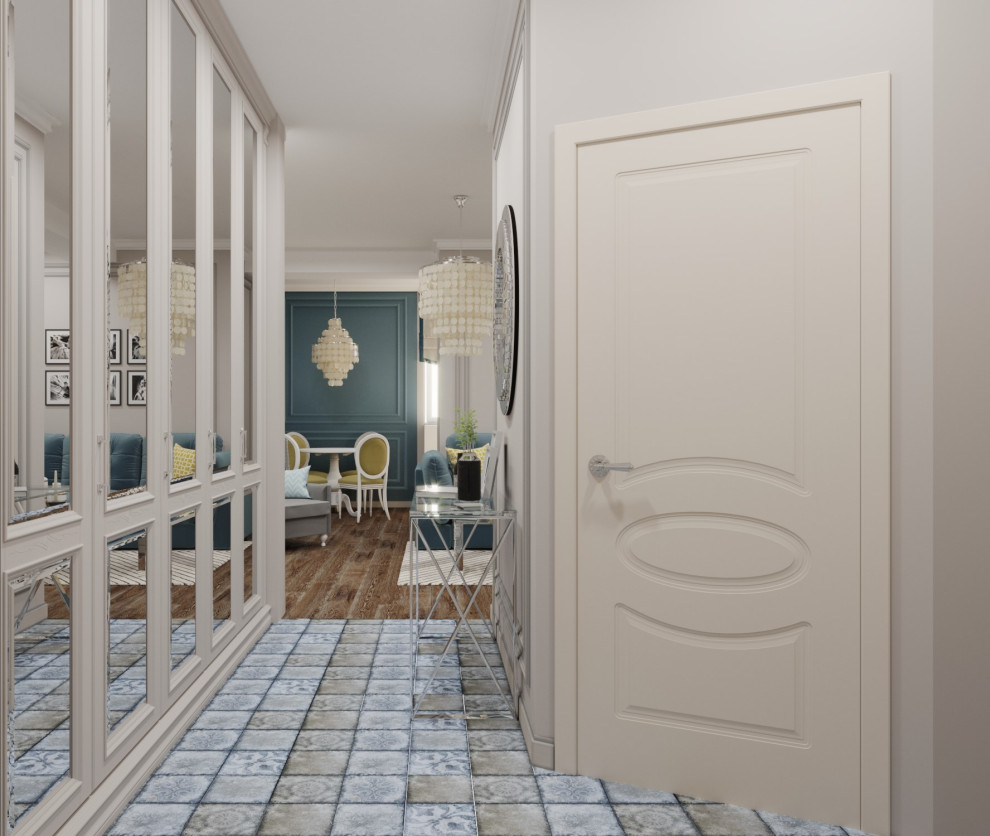 гостиная кухня 40 кв