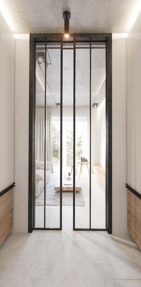 Интерьер в стиле лофт для ЖК "Level"