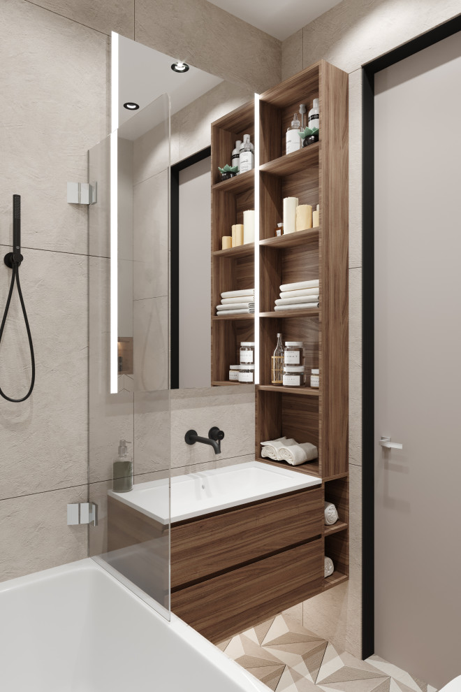 Квартира 127 кв.м. в современном стиле в ЖК Серебряный Парк.