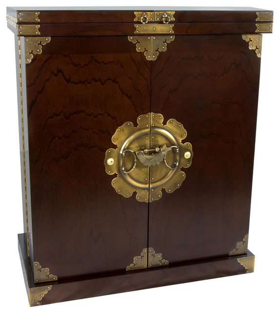 Korean Antique Style Liquor Cabinet Wine Bar - Asian - Wine And Bar Korean Antique Style Liquor Cabinet Wine Bar - Korean Antique Style Liquor Cabinet Wine Bar - Asian - Wine And Bar