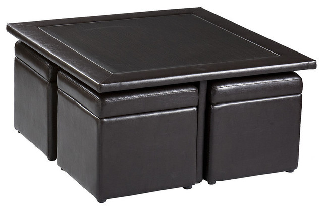 Krys Storage Cube Table Set Contemporary Coffee Sets Krys Storage Cube Table Set