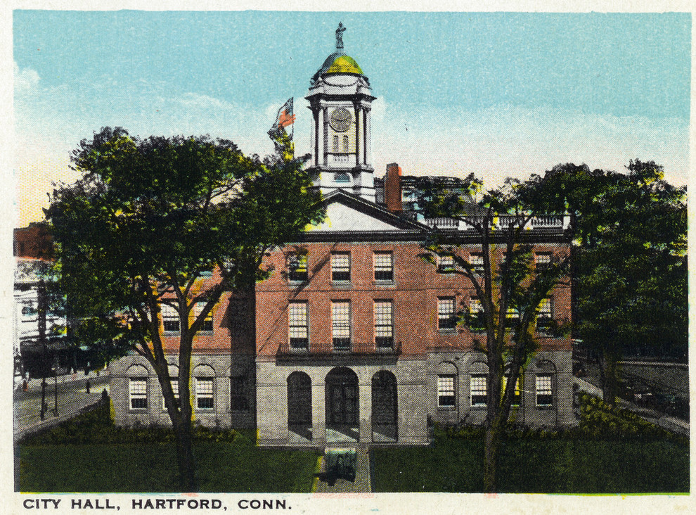 "Hartford, Connecticut, City Hall Exterior" Print Traditional