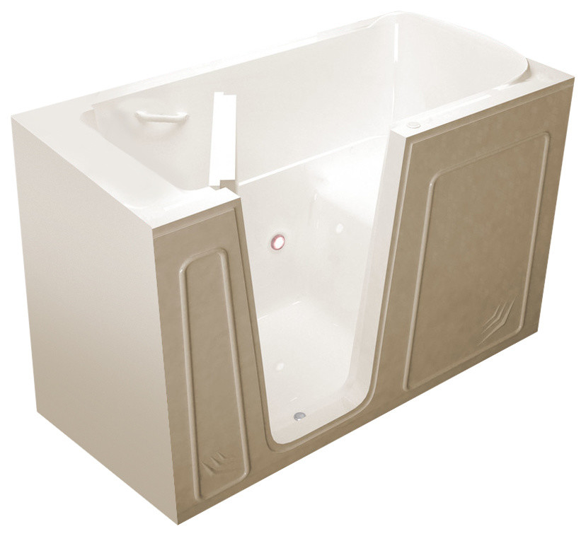 MediTub WalkIn 32 x 60 Left Drain Biscuit Soaking WalkIn Bathtub, 60