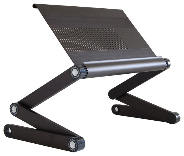 Workez Adjustable Height, Ergonomic Aluminum Cool Laptop Stand