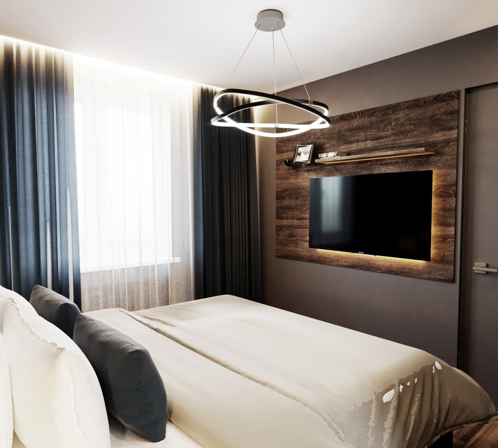 Квартира с деревянными элементами