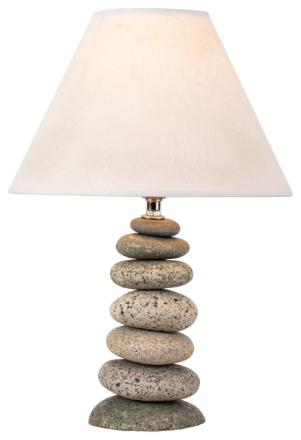 Mini Coastal Lamp - Beach Style - Table Lamps - by funky rock designs |  Houzz