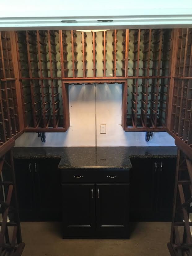Custom Wine Closet Design and Build