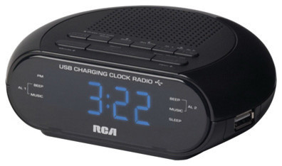 Voxx Accessories Usb Alarm Clock Radio RC207Z