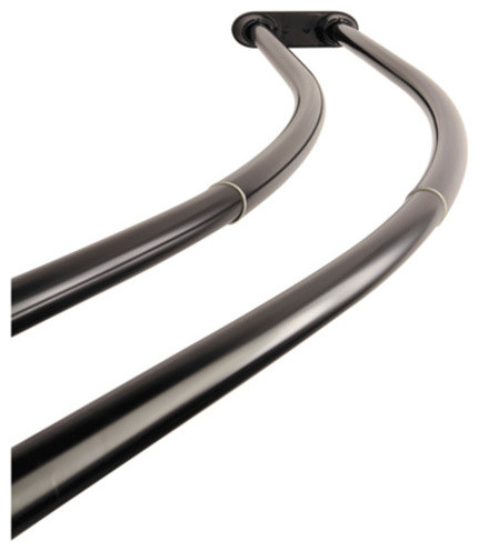 60 72 Double Curved Stainless Steel Shower Curtain Rod