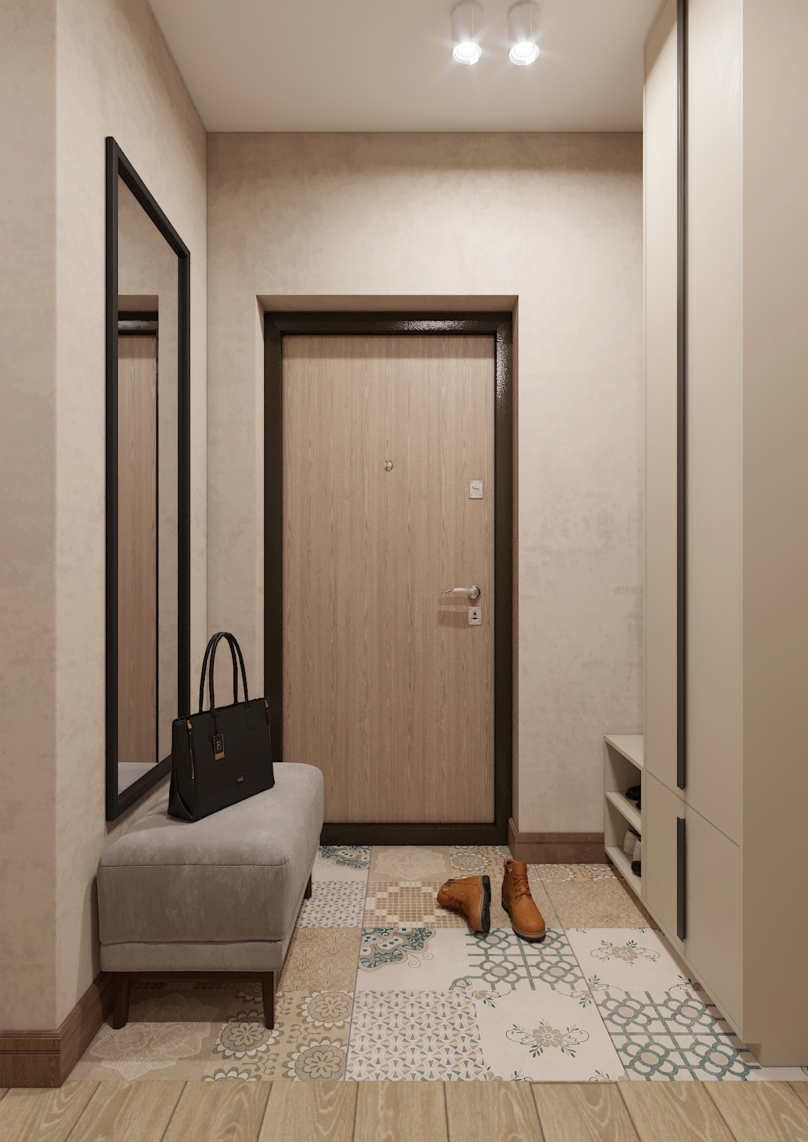 Современный интерьер прихожей