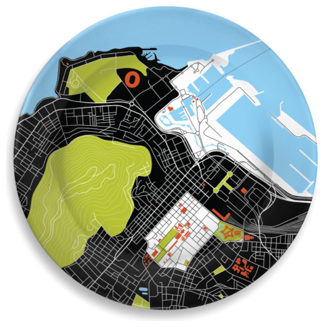 City Plate, Cape Town Contemporary Dinner Plates by notNeutral Houzz